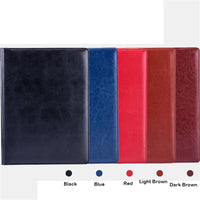 A4 PU Leather File Folder With Calculator Multifunction Office Supplies Organizer Manager Document Pads Briefcase Padfolio Bags