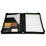 Conference PU Leather A4 File Folder Document Holder Ring Wallet For Business Meetings Office Surpply